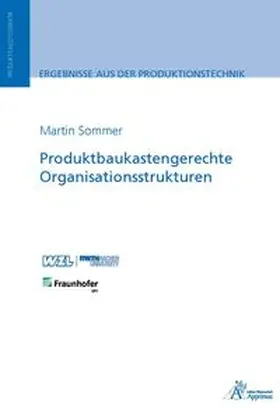 Sommer |  Produktbaukastengerechte Organisationsstrukturen | Buch |  Sack Fachmedien
