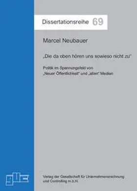 Neubauer |  "Die da oben hören uns sowieso nicht zu" | Buch |  Sack Fachmedien