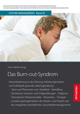 Prof. Dr. Dr. h.c. Wehrlin |  Das Burn-out-Syndrom | Buch |  Sack Fachmedien