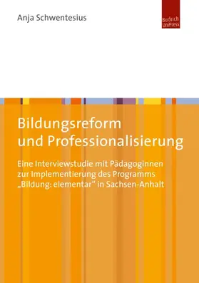 Schwentesius |  Bildungsreform und Professionalisierung | eBook | Sack Fachmedien