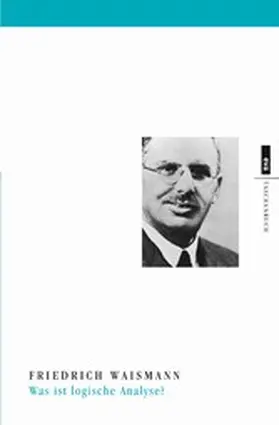 Waismann |  Was ist logische Analyse? | eBook | Sack Fachmedien