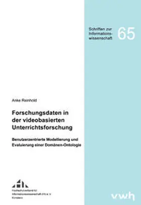 Reinhold |  Forschungsdaten in der videobasierten Unterrichtsforschung | Buch |  Sack Fachmedien