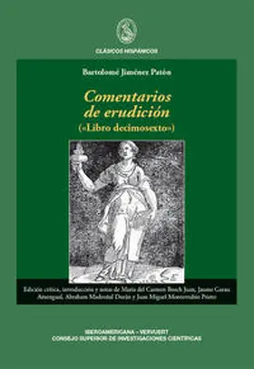 Jiménez Patón |  Comentarios de erudicción ("Libro dedimosexto") | Buch |  Sack Fachmedien