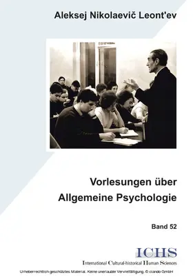 Leont’ev / Leont'ev / Rückriem |  Vorlesungen über Allgemeine Psychologie | eBook | Sack Fachmedien