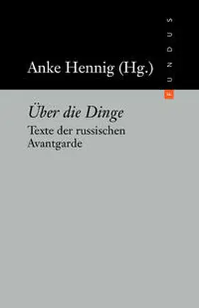 Hennig / Henning |  Über die Dinge | Buch |  Sack Fachmedien
