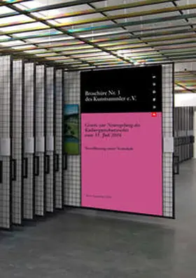 Falckenberg / Fromm / Kriesel |  Broschüre Nr. 3 des Kunstsammler e.V.: Gesetz zur Neuregelung des Kulturgutschutzrechts vom 31. Juli 2016 | Buch |  Sack Fachmedien