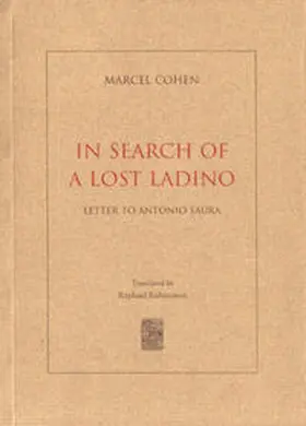 Cohen |  In Search of a Lost Ladino | Buch |  Sack Fachmedien