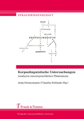Hennemann / Schlaak |  Korpuslinguistische Untersuchungen | eBook | Sack Fachmedien