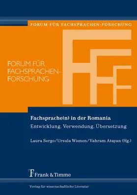 Atayan / Sergo / Wienen |  Fachsprache(n) in der Romania | eBook | Sack Fachmedien