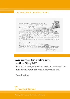 Pauling |  'Wir werden Sie einkerkern, weil es Sie gibt!' | eBook | Sack Fachmedien