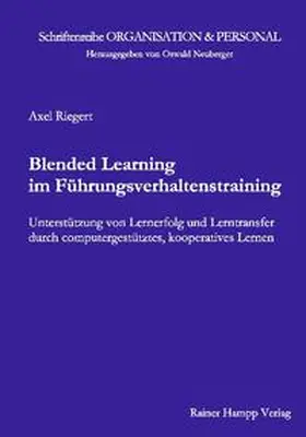 Riegert |  Blended Learning im Führungsverhaltenstraining | Buch |  Sack Fachmedien