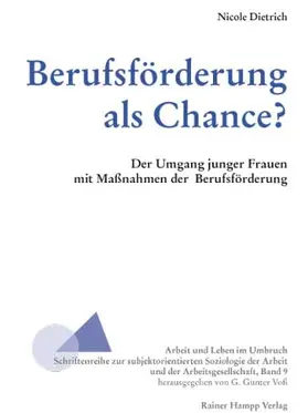 Dietrich |  Berufsförderung als Chance? | Buch |  Sack Fachmedien