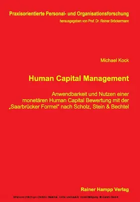 Kock |  Human Capital Management | eBook | Sack Fachmedien