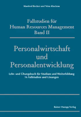 Becker / Kluckow |  Fallstudien für Human Resources Management | Buch |  Sack Fachmedien