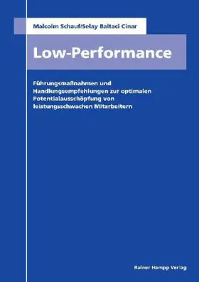 Schauf / Cinar |  Low Performance | Buch |  Sack Fachmedien