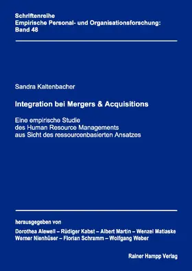 Kaltenbacher | Integration bei Mergers & Acquisitions | E-Book | www2.sack.de
