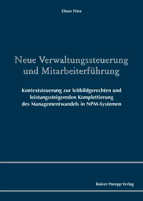 Hinz |  Neue Verwaltungssteuerung und Mitarbeiterführung | eBook | Sack Fachmedien