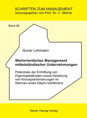 Lehmann | Wertorientiertes Management mittelständischer Unternehmungen | E-Book | sack.de