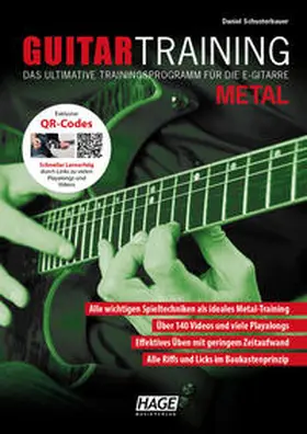 Schusterbauer / Hage |  Guitar Training Metal (mit Daten-DVD) | Buch |  Sack Fachmedien