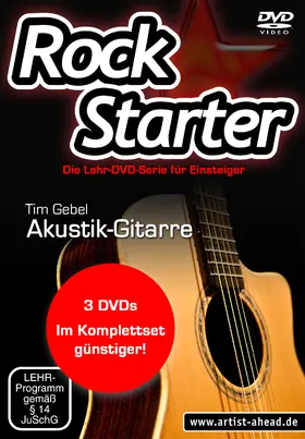 Gebel |  Rockstarter 1-3 - Akustik-Gitarre (3 DVDs) | Sonstiges |  Sack Fachmedien