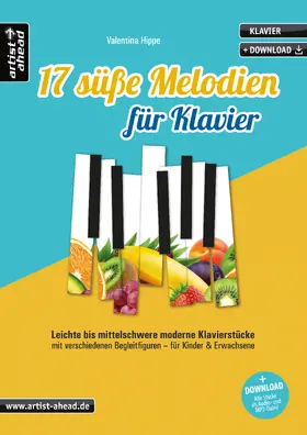 Hippe |  17 süße Melodien für Klavier | Buch |  Sack Fachmedien