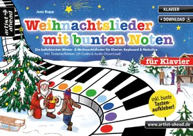 Rupp | Weihnachtslieder mit bunten Noten für Klavier | Buch | 978-3-86642-218-6 | sack.de