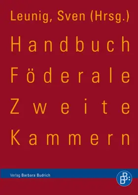Leunig |  Handbuch Föderale Zweite Kammern | Buch |  Sack Fachmedien