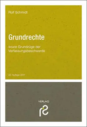 Schmidt |  Grundrechte | Buch |  Sack Fachmedien