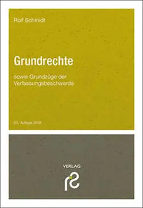 Schmidt |  Grundrechte | Buch |  Sack Fachmedien