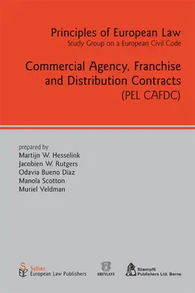 Hesselink / Rutgers / Bueno Diaz |  Commercial Agency, Franchise and Distribution Contracts | eBook | Sack Fachmedien