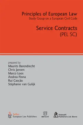 Barendrecht / Jansen / Loos |  Service Contracts | eBook | Sack Fachmedien