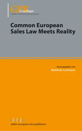 Lehmann |  Common European Sales Law Meets Reality | eBook | Sack Fachmedien