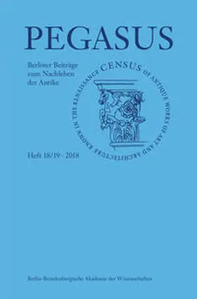 Bredekamp / Nesselrath |  Pegasus / Pegasus 18/19 | Buch |  Sack Fachmedien