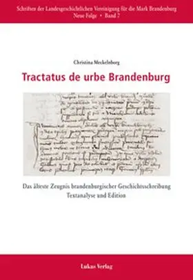 Meckelnborg |  Tractatus de urbe Brandenburg | eBook | Sack Fachmedien