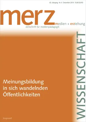 Demmler / Schorb / JFF - Institut für Medienpädagogik |  Meinungsbildung in sich wandelnden Öffentlichkeiten | eBook | Sack Fachmedien
