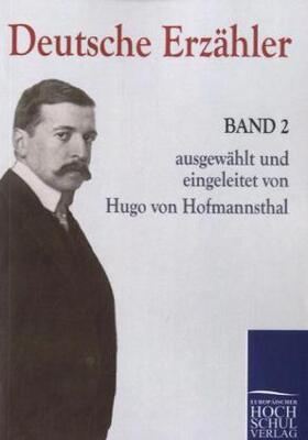 Hofmannsthal |  Deutsche Erzähler | Buch |  Sack Fachmedien