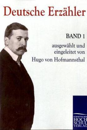 Hofmannsthal |  Deutsche Erzähler | Buch |  Sack Fachmedien