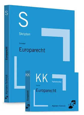 Sommer  | Bundle - Skript Europarecht +  Karteikarten Europarecht | Buch | 978-3-86752-519-0 | www2.sack.de