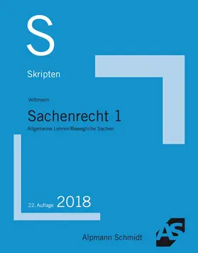Veltmann | Skript Sachenrecht 1 | Buch | 978-3-86752-634-0 | sack.de