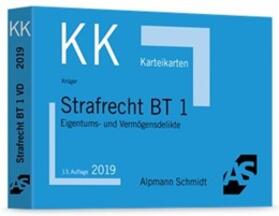 Krüger | Karteikarten Strafrecht BT 1 | Buch | 978-3-86752-661-6 | www2.sack.de