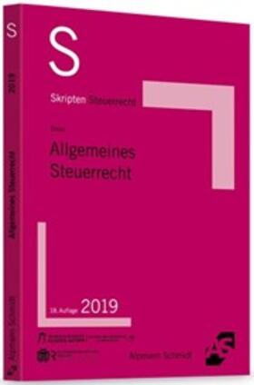 Drüen |  Skript Allgemeines Steuerrecht | Buch |  Sack Fachmedien