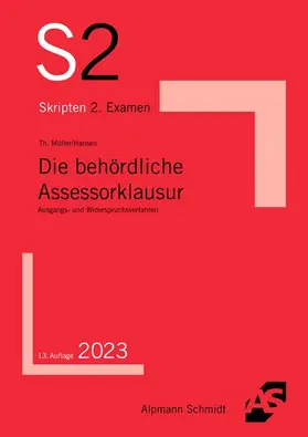 Müller / Hansen |  Die behördliche Assessorklausur | Buch |  Sack Fachmedien