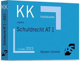 Langkamp |  Karteikarten Schuldrecht AT 1 | Buch |  Sack Fachmedien