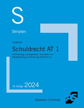 Langkamp |  Skript Schuldrecht AT 1 | Buch |  Sack Fachmedien