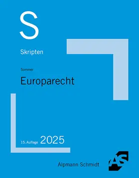 Sommer |  Skript Europarecht | Buch |  Sack Fachmedien