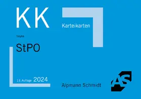 Soyka | Karteikarten StPO | Buch | 978-3-86752-906-8 | sack.de