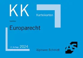 Sommer |  Karteikarten Europarecht | Buch |  Sack Fachmedien