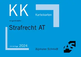 Krüger / Schäffer |  Karteikarten Strafrecht Allgemeiner Teil | Buch |  Sack Fachmedien