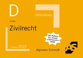 Hünert |  Definitionen Zivilrecht | Buch |  Sack Fachmedien