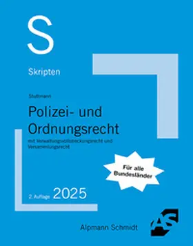Stuttmann |  Skript Polizei- und Ordnungsrecht | Buch |  Sack Fachmedien